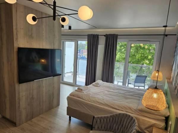 Apartament Z Widokiem Na Morze I Port Мжежино Екстериор снимка